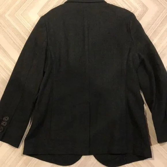 Polo Ralph Lauren Boys Charcoal Gray Two Button Blazer Size 5